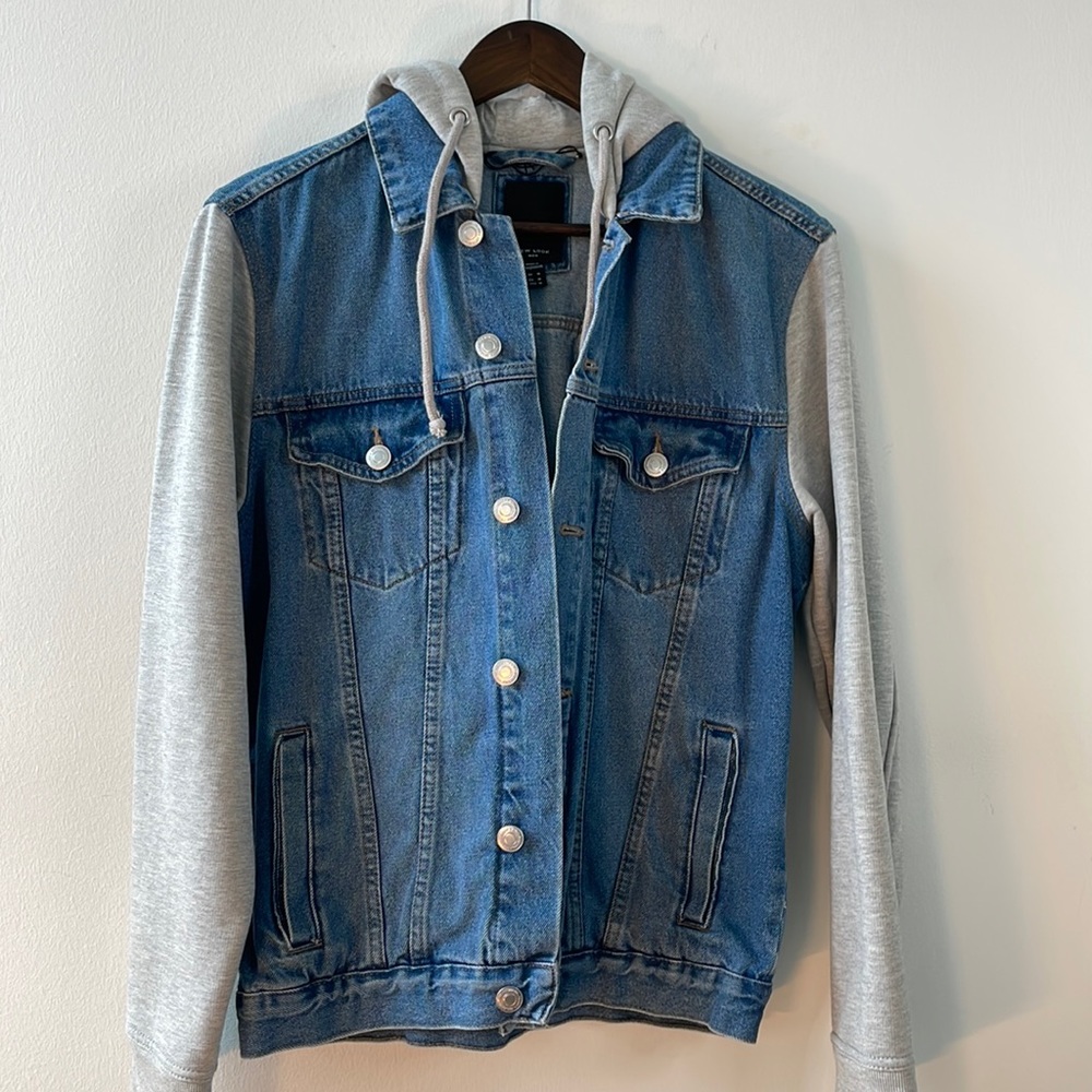 New Look Hooded Denim Jacket *NEW